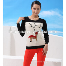 2016 winter woman's cashmere knitting sweater